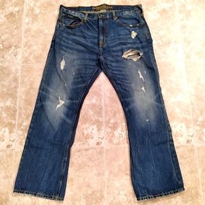 American Eagle Distressed Bootcut Jeans
